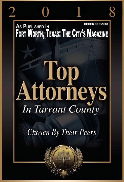 Top Attorney Ft Worth Mag 2018