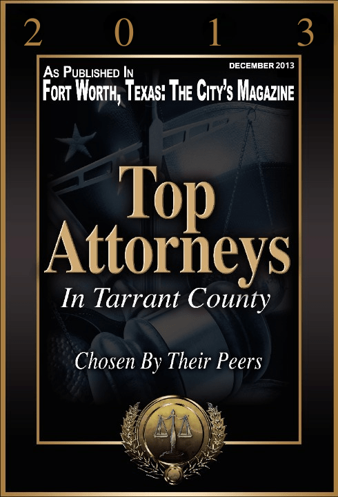 Top Attorney Ft Worth Mag 2013